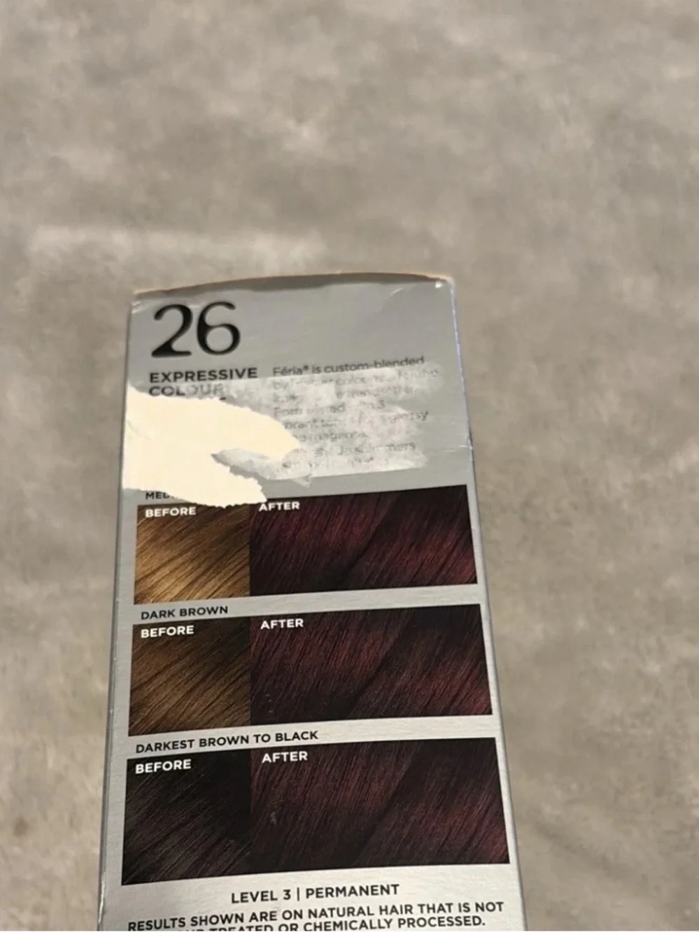 L'Oreal Feria Shimmering Black Cherry Hair Color